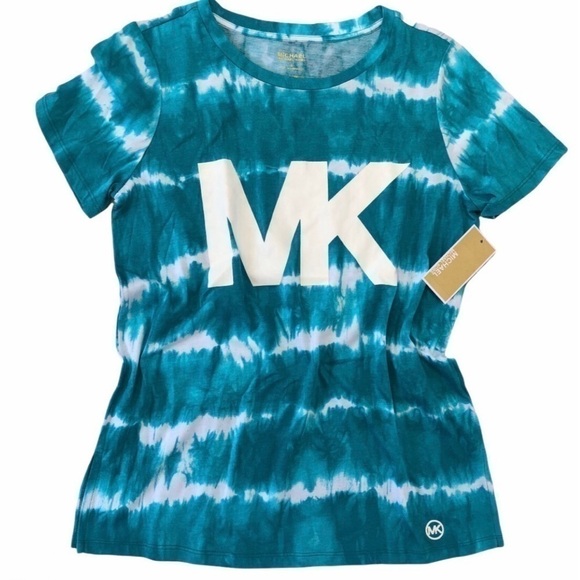 Michael kors tye dye tee blue/Small - Picture 1 of 7